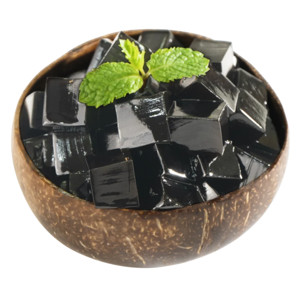 NO preservative Grass Jelly Black Gold Instant 100% from natural Smooth Use for snack, dessert Asia Origin