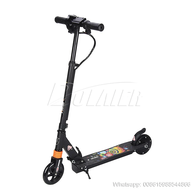 180w 2 Wheel Kids Electric Scooter Boys Motorized Scooter For Kids 10+  Battery