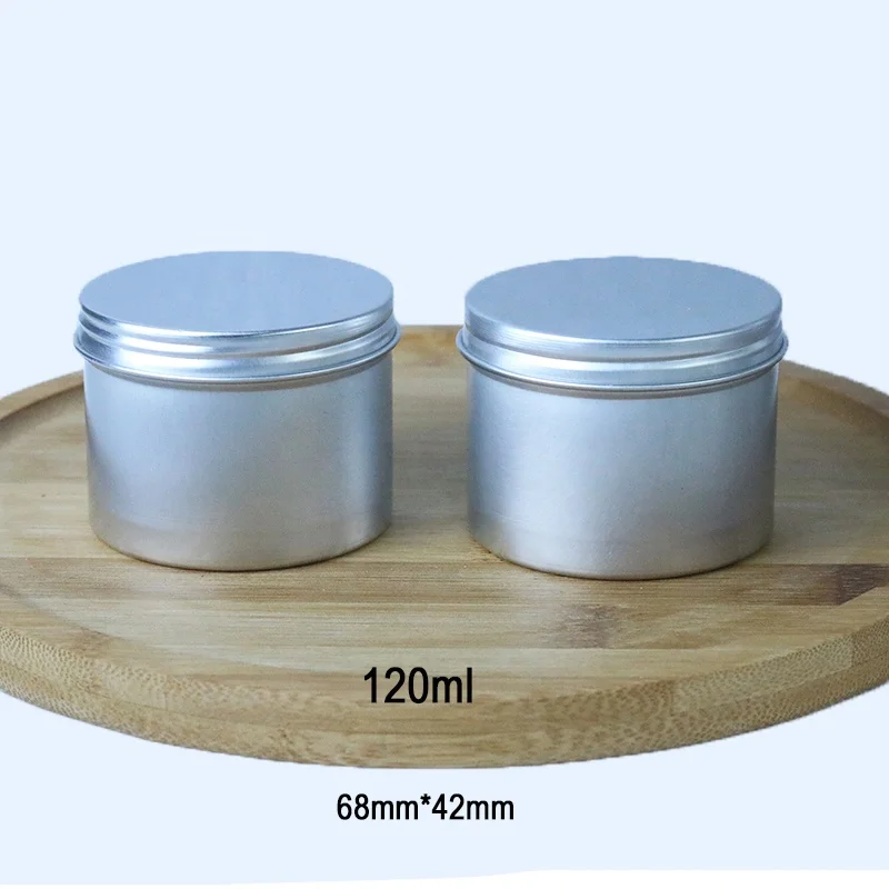Low MOQ 120ml 4 oz Tall Tin Cans Empty Round Metal Tin In Stock (NAL01-120B)