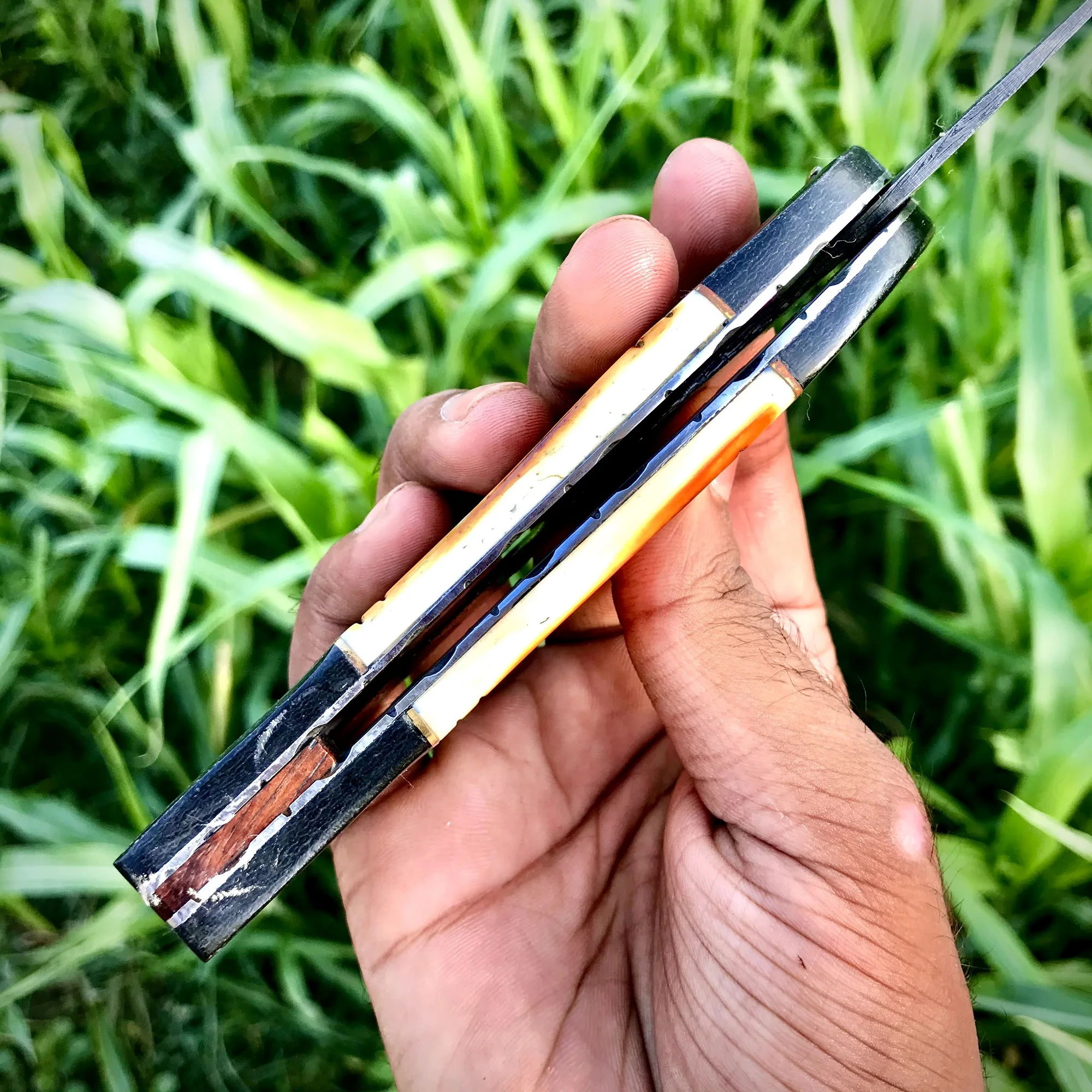 Бритва из дамасской стали ручной работы на заказ бритва с прямыми краями для мужчин подарок Amazone