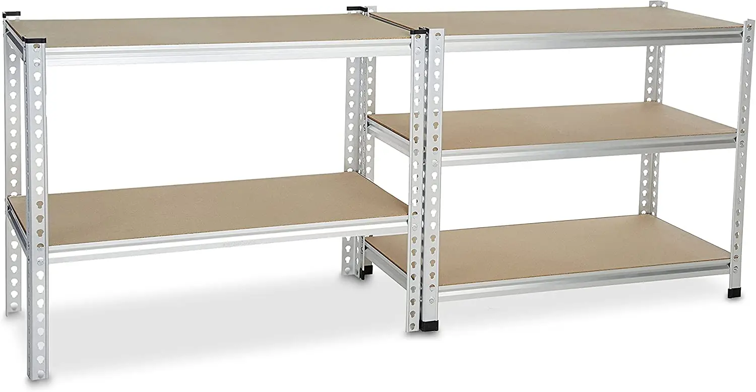  5 ярусов Heavy Duty Высокое качество без пыли Регулируемый алюминиевый стеллаж для хранения