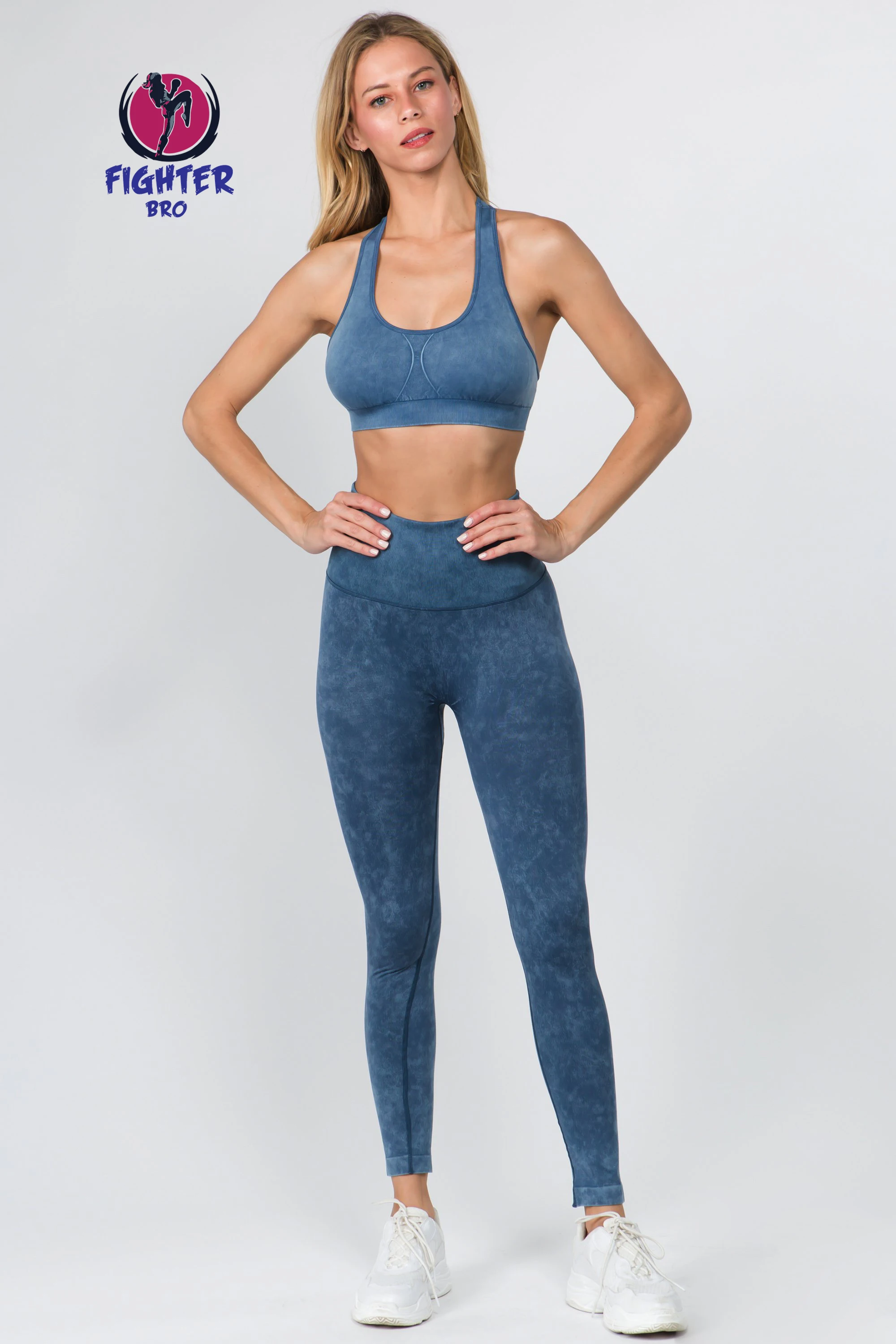 Women Girls Elastic High Waist Yoya Pants Geometry Printing Fitness Running Pants Mesh Trousers Leggings Bra