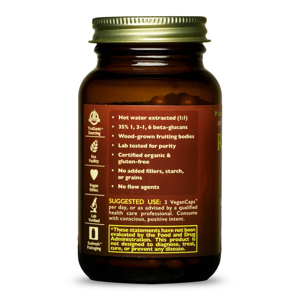 Медицинская добавка Reishi 90 VeganCaps