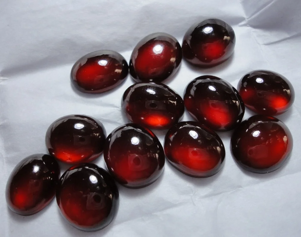 Garnet Gemstone Cabochons