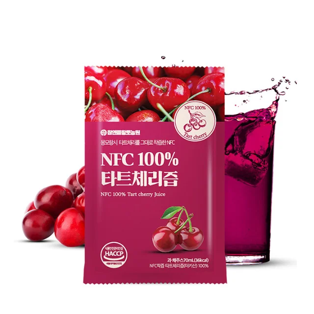 
Portable Usable Simple 100% juice from tart cherry NFC 100% TartCherry juice made in Korea 