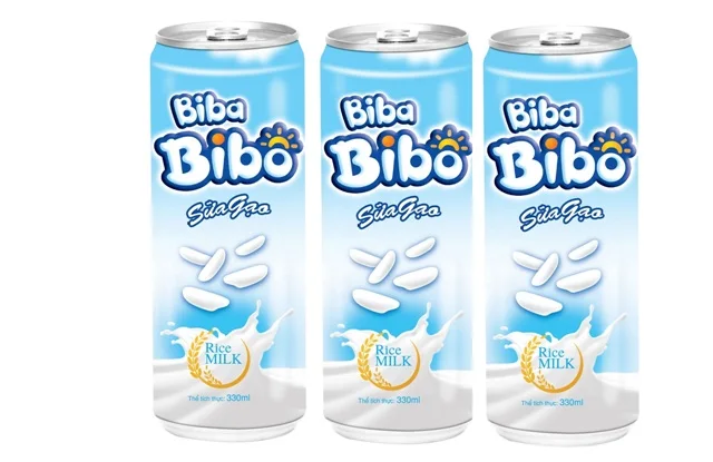 Вьетнамская фабрика рисовое молоко ПЭТ бутылка 350 мл чрезвычайно оригинальный вкус низкая цена частная этикетка для экспорта OEM упаковка