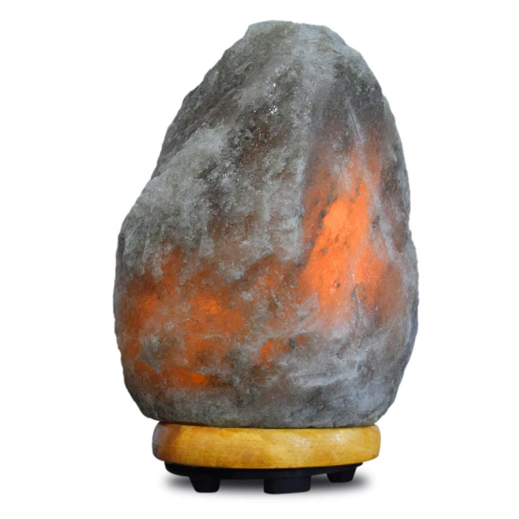 Real Natural Himalayan Three Type Salt Rock Night Light Salt Lamp With Wooden Base 100% Quality BY IMPEX PAKISTAN
