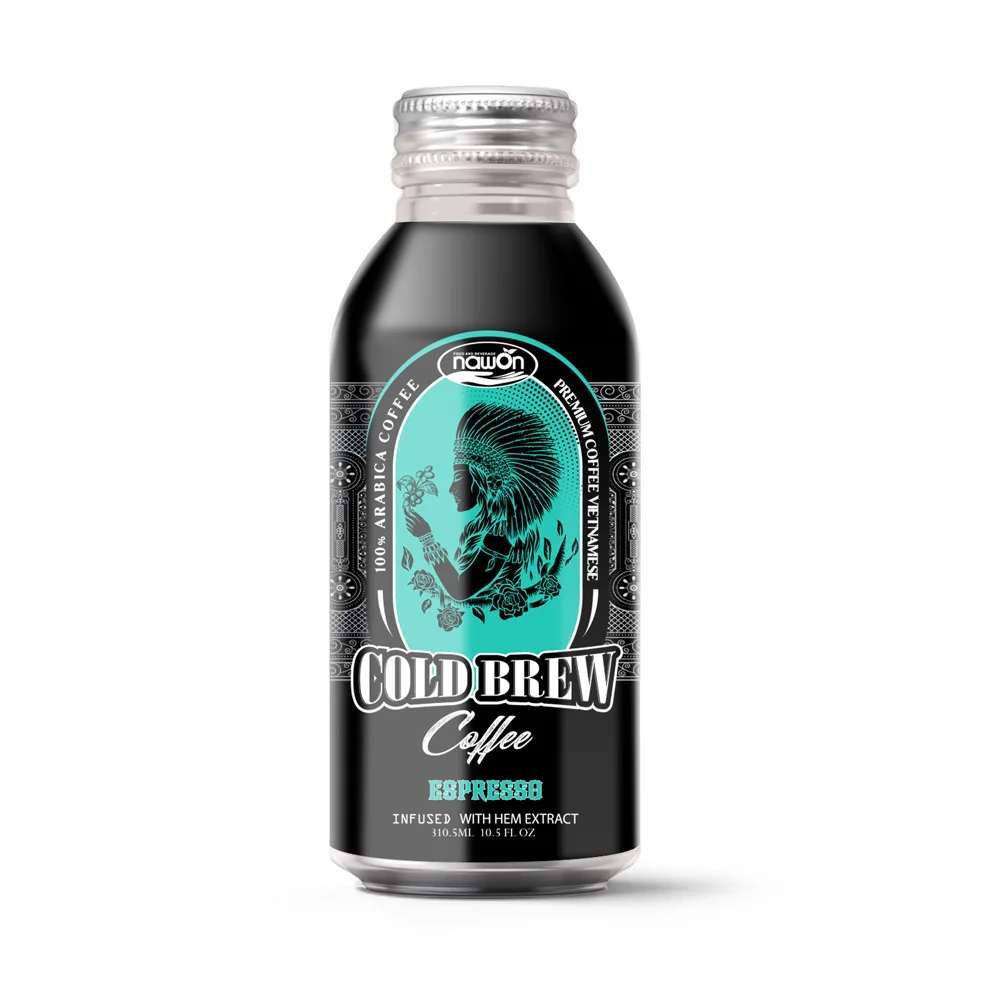 
 Кофе эспрессо, навон, 10,5 жидких унций кофе, холодное приготовление, 100% натуральные кофейные зерна, производитель во Вьетнаме OEM/ODM  