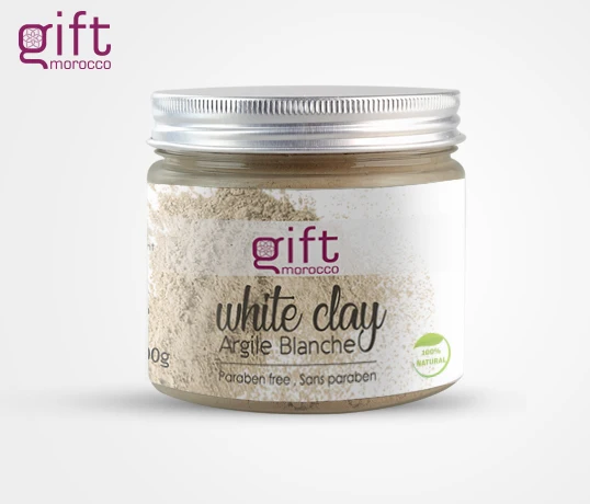 
 Moroccan White (Kaolin) Clay Powder- Traditional clays for skincare and hair care  
