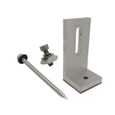 Customized L Feet Clamp Adjustable  for Solar Panel Roof Mount Solar Clamp Racking System Structure