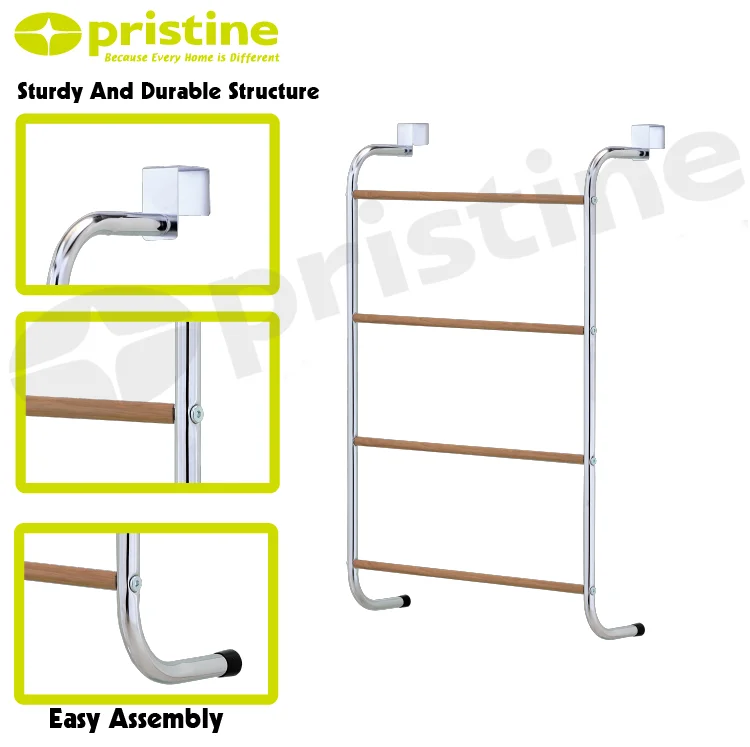  Amazon eBay wholesale Wood grain bathroom over door towel rack