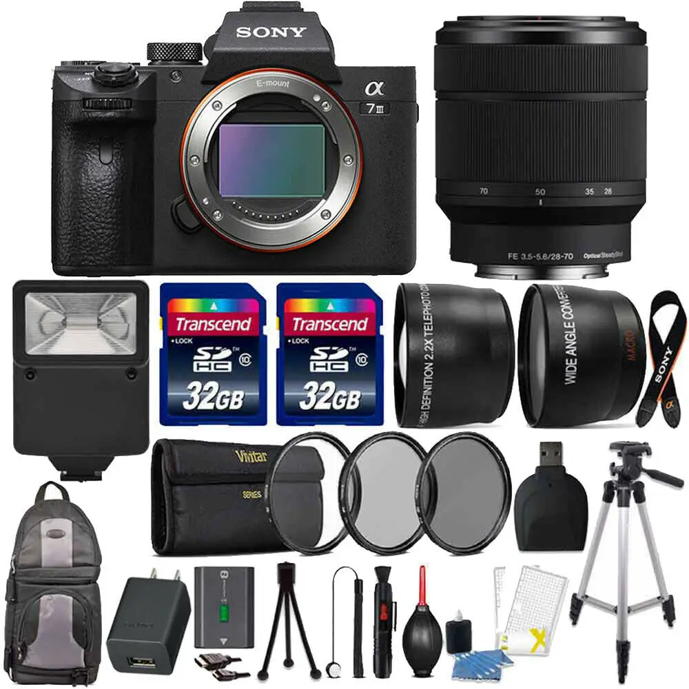
Wholesales For SONY A7 III A7M3 Full Frame 4K HDR + 28-70mm OSS Lens ILCE-7M3 