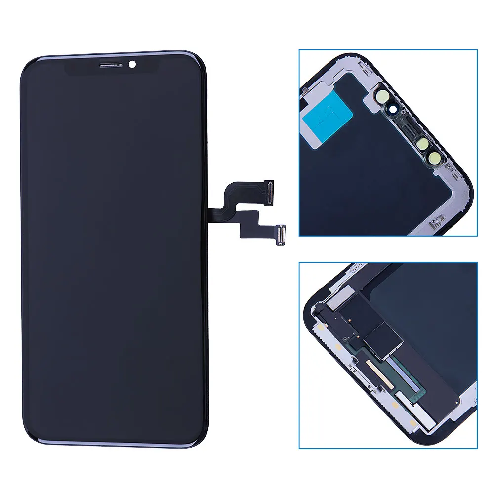  Elekworld OEM Incell TFT ЖК-дисплей для iPhone X XR XS Max 11 Pro сенсорный экран замена мягкий жесткий