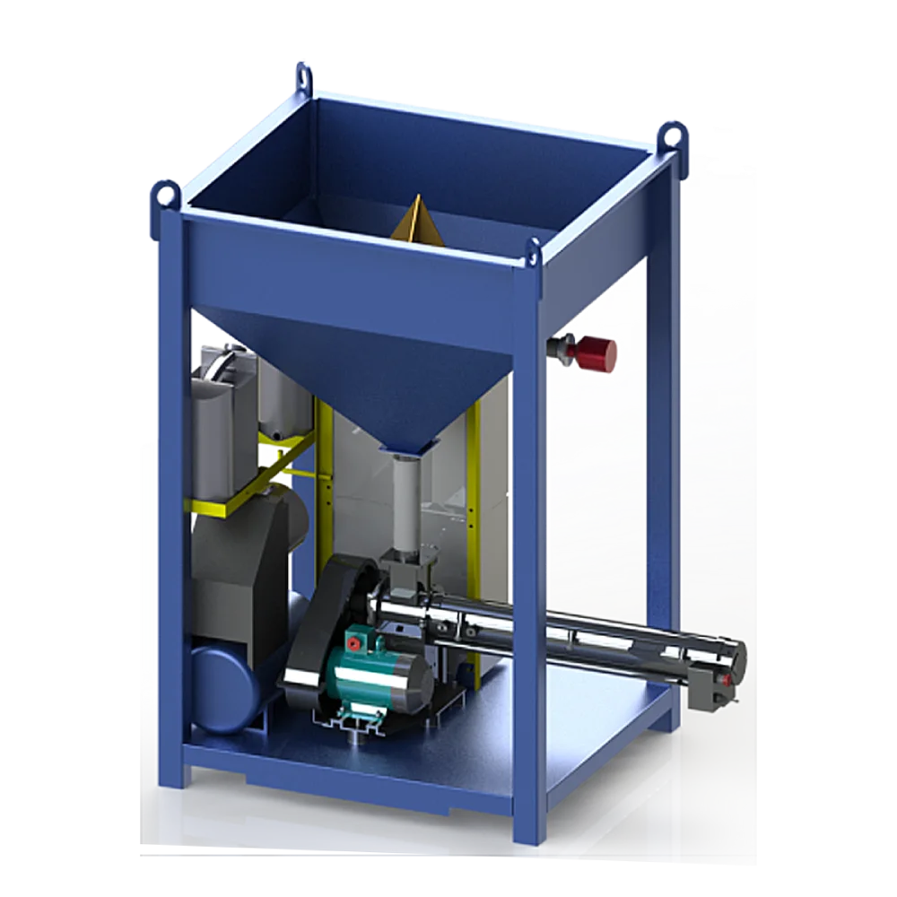 
Industrial high productive molding machine for making molds and cores using cold-binder process, 1 to 2 tons per hour 