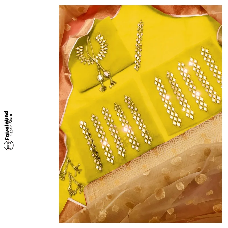 Индийское вечернее платье Readymade из органзы шелковая ткань вышитая вечерняя одежда с органзой для женщин