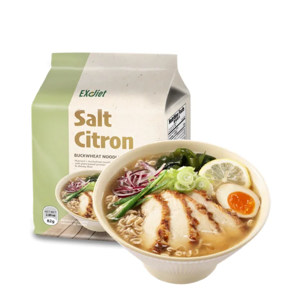 Yuzu flavor instant buckwheat noodle soup