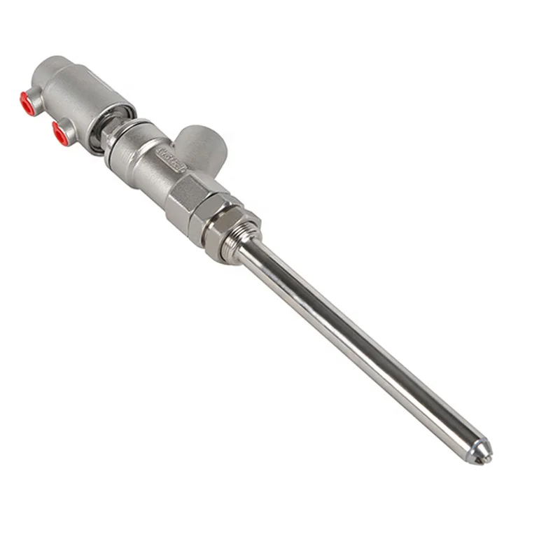 DN15 Double Acting Sanitary Stainless Steel Drink Liquid Beer Machinery Pneumatic Air Filling Valve