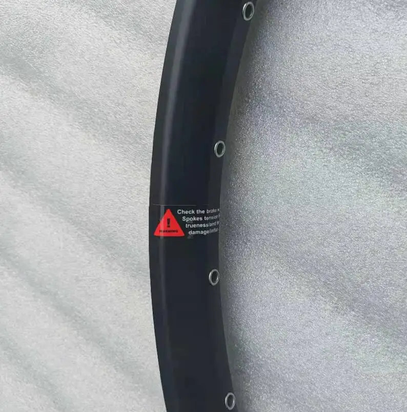 Alloy aluminum 6061 mtb Bike double wall rim with sticker with eyeletb32/36H disc brake