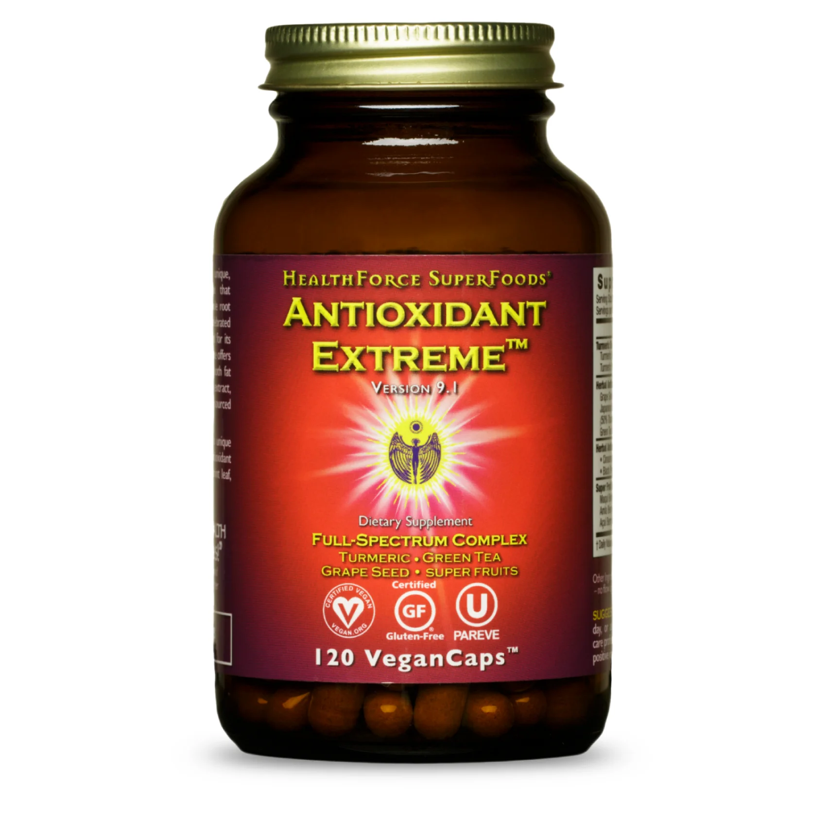 
Antioxidant Extreme 120 Count Vegan Caps Healthcare Supplement 