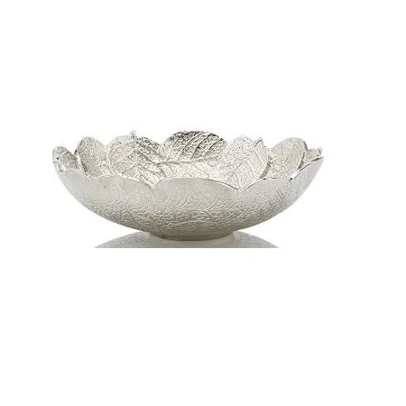 dinnerware cookies serving bowls and platers in nickel plated lotus bowl new design multipurpose fruit dish and bowl in low rate