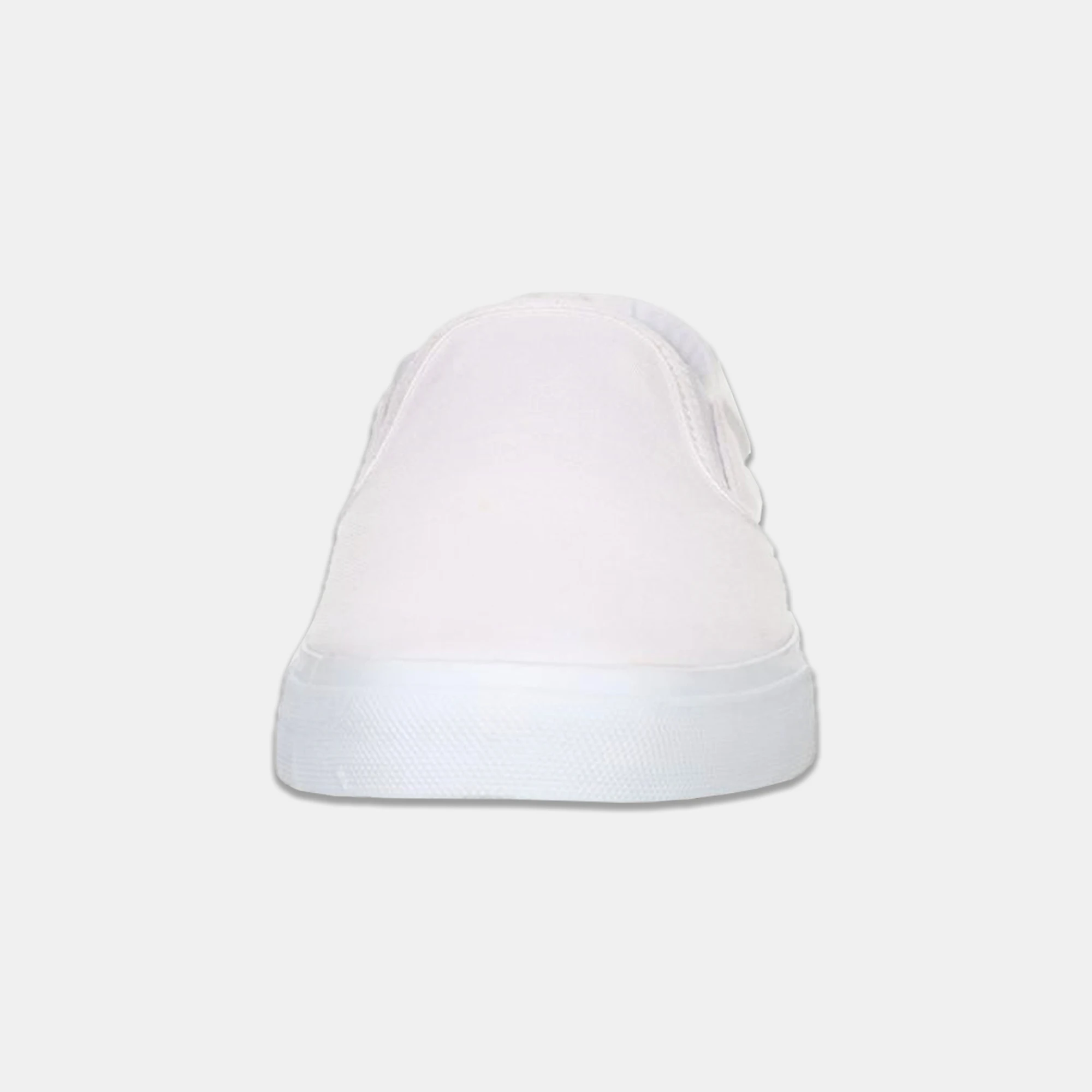 Slip on Canvas Sneaker Shoes Women Fashion Causal Style Vulcanized Shoes Just white Plain Color Private label Hand Made sneakers