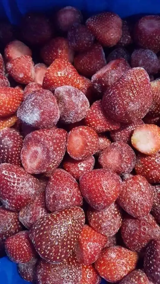 Новинка замороженная клубника IQF из Бразилии блок красного света