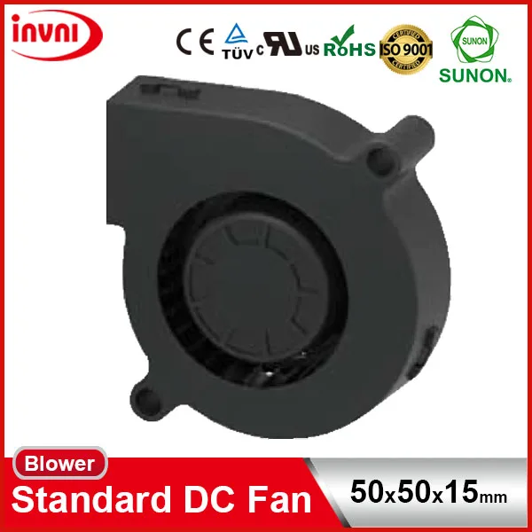 Standard SUNON Blower 5015 50mm Mini 50x50 Small Laptop 12V DC Plastic Centrifugal Fan 50x50x15 mm (EF50151BX-1B000-A99)