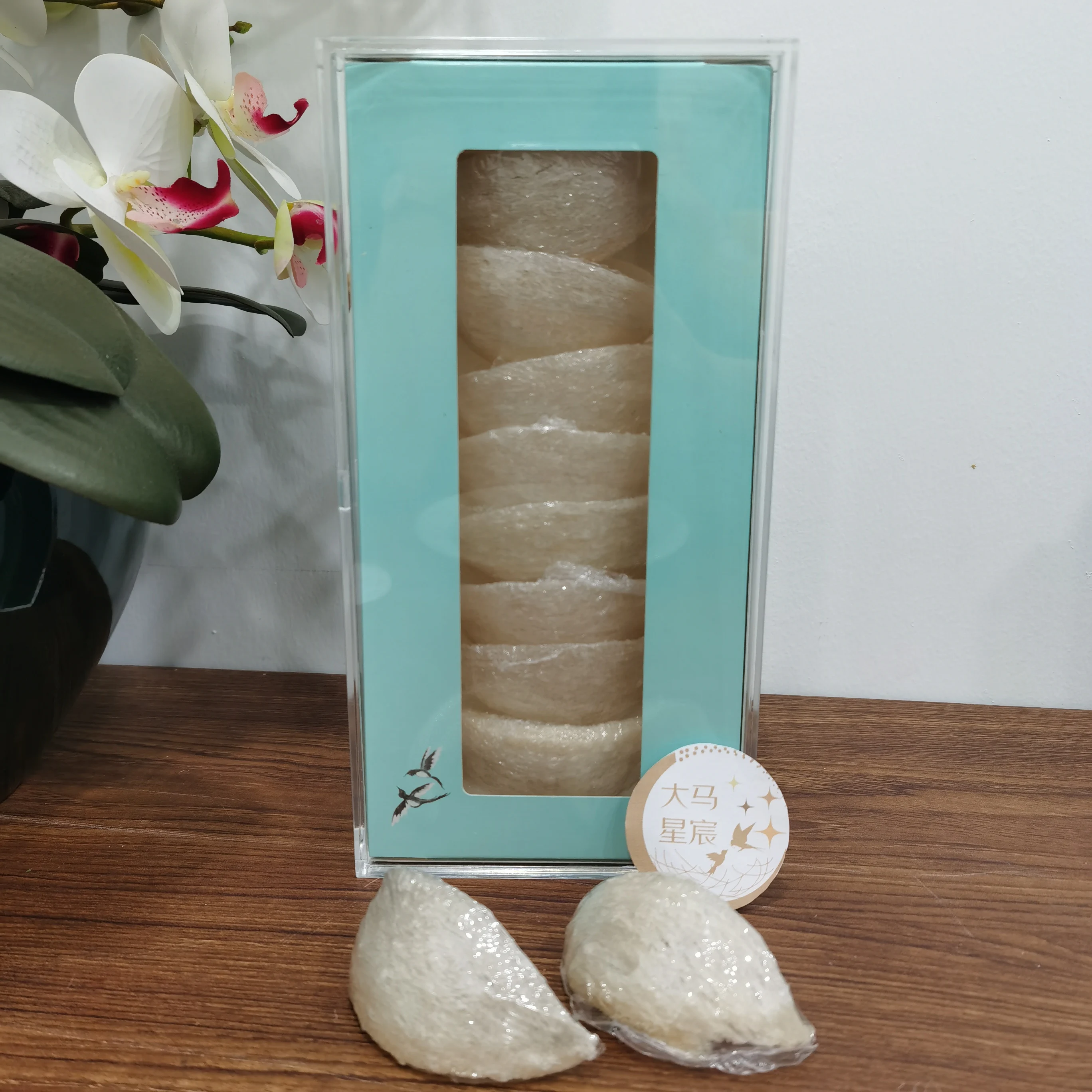 
High Quality Bird Nest from Malaysia (Yuan Mi Zhan) 50g size 