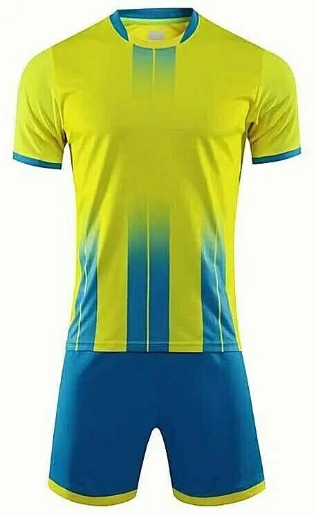 Wholesale Sublimation Plain Print New Club Custom Football jerseys Football Sets For Men