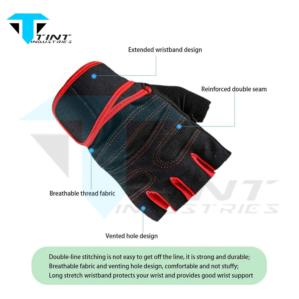 Training gloves Half finger workout fitness spots Gym weight lifting gloves For men women Hot sale products