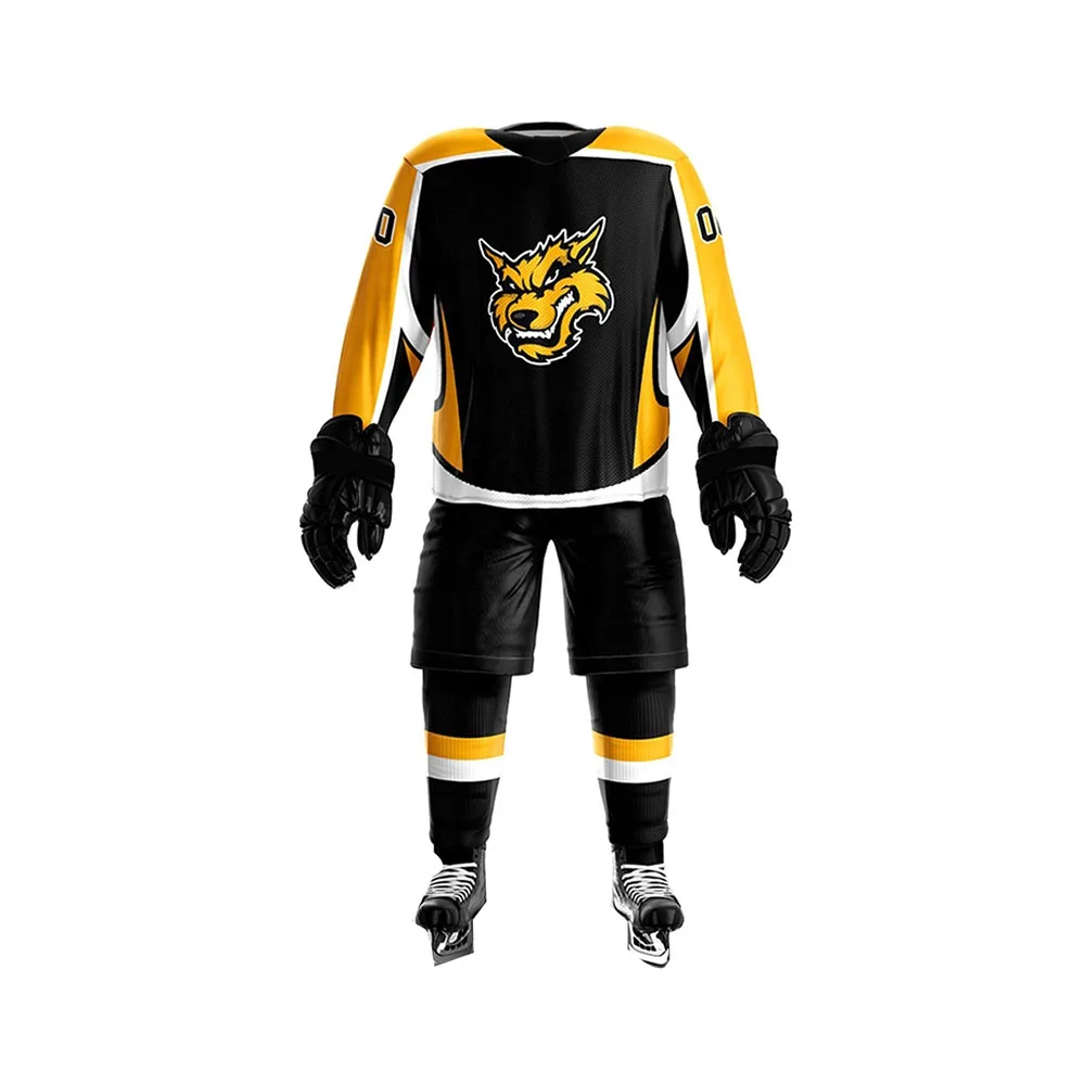 Sublimation Printed New Design Ice Hockey Uniform / Wholesale Top Quality Custom Ice Hockey Uniforms / Sports Uniform