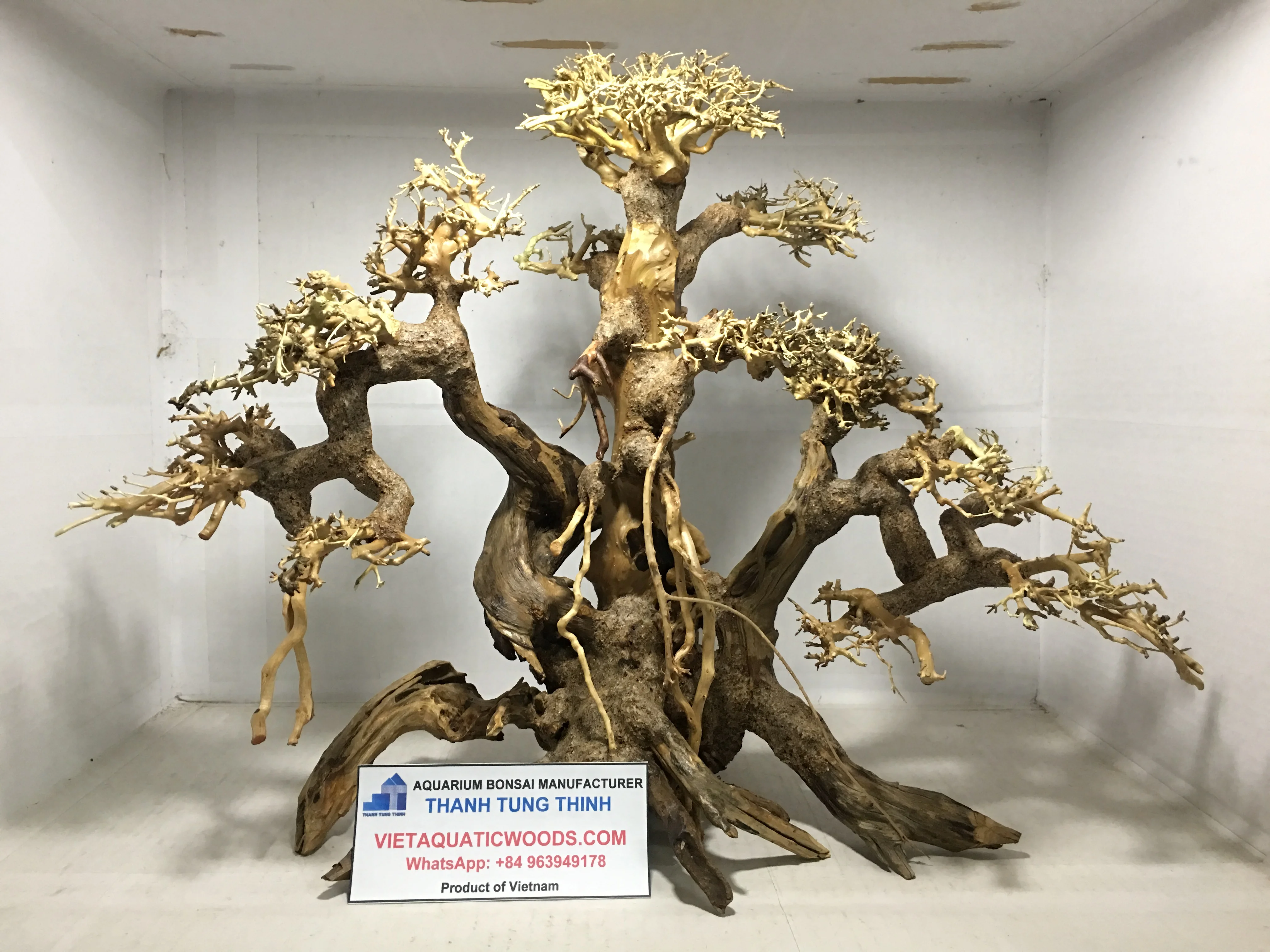 New products Bonsai Driftwood Mangrove Root and Driftwood for Aquarium Decorations WhatsApp: +84 961005832