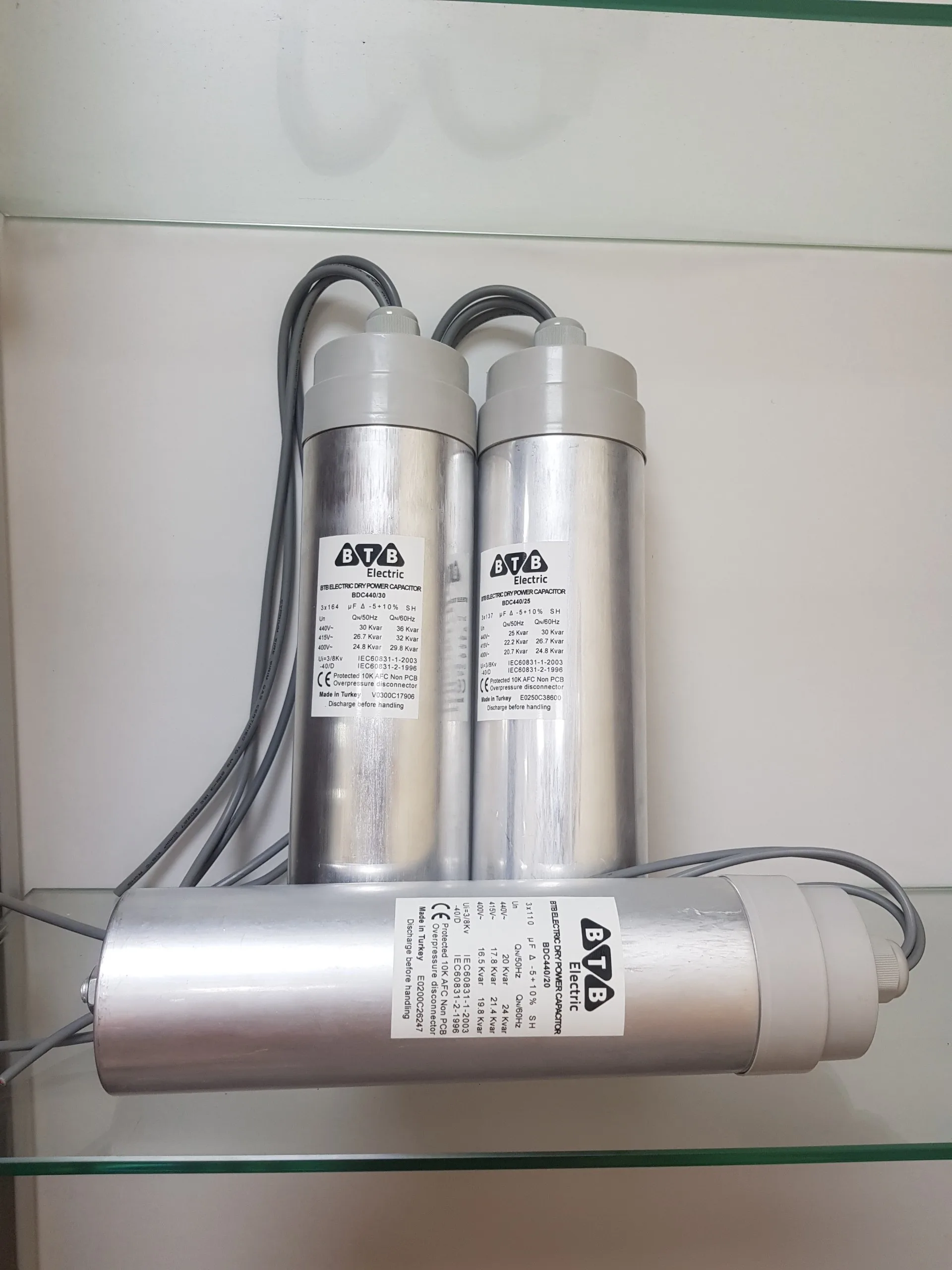 SUPER CAPACITOR BANK  WITH WIRE 15kvar 3 phases 440v  new style  2021  MADE IN TURKEY