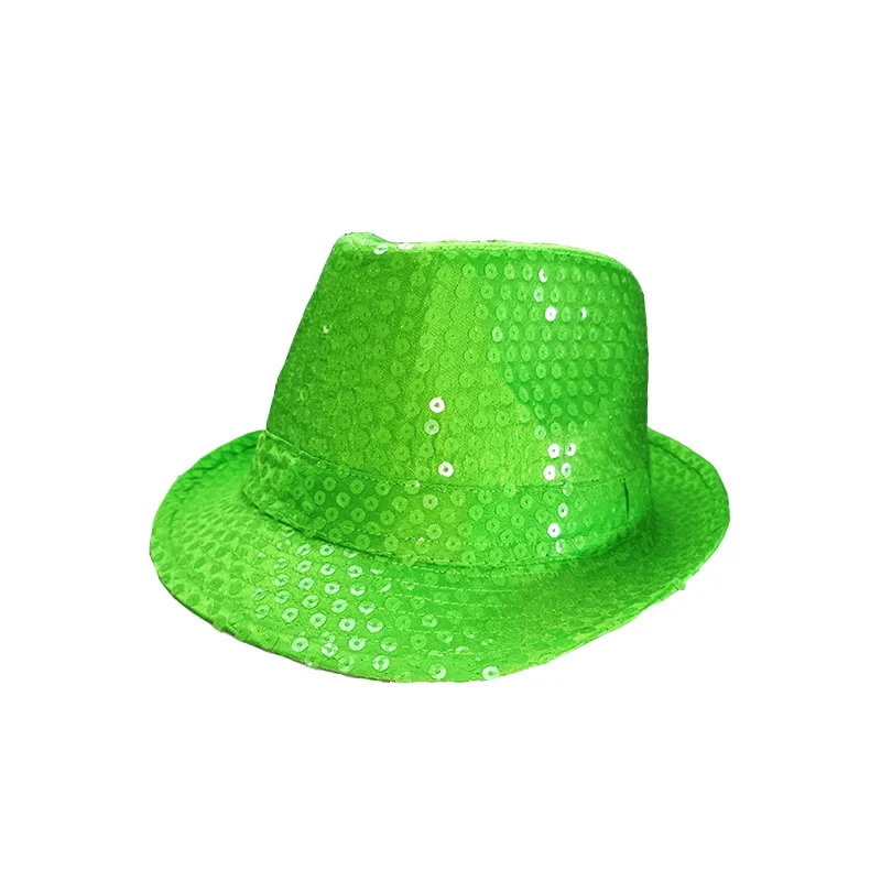Оптовая продажа, Нетканая зеленая шляпа в Ирландском стиле для выпускного вечера на День Св. Патрика