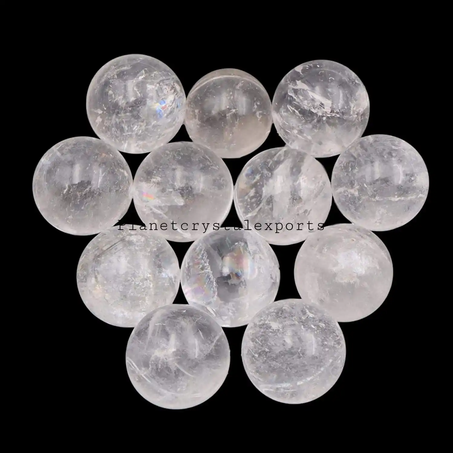 High Quality Wholesale Clear Crystal Quartz Gemstone Ball Sphere Buy From Planet Crystal Exports