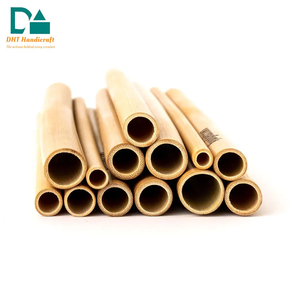 Environmental Friendly Bamboo Product Natural Bamboo Material Drinking Bamboo Straw Manufactured In Vietnam
