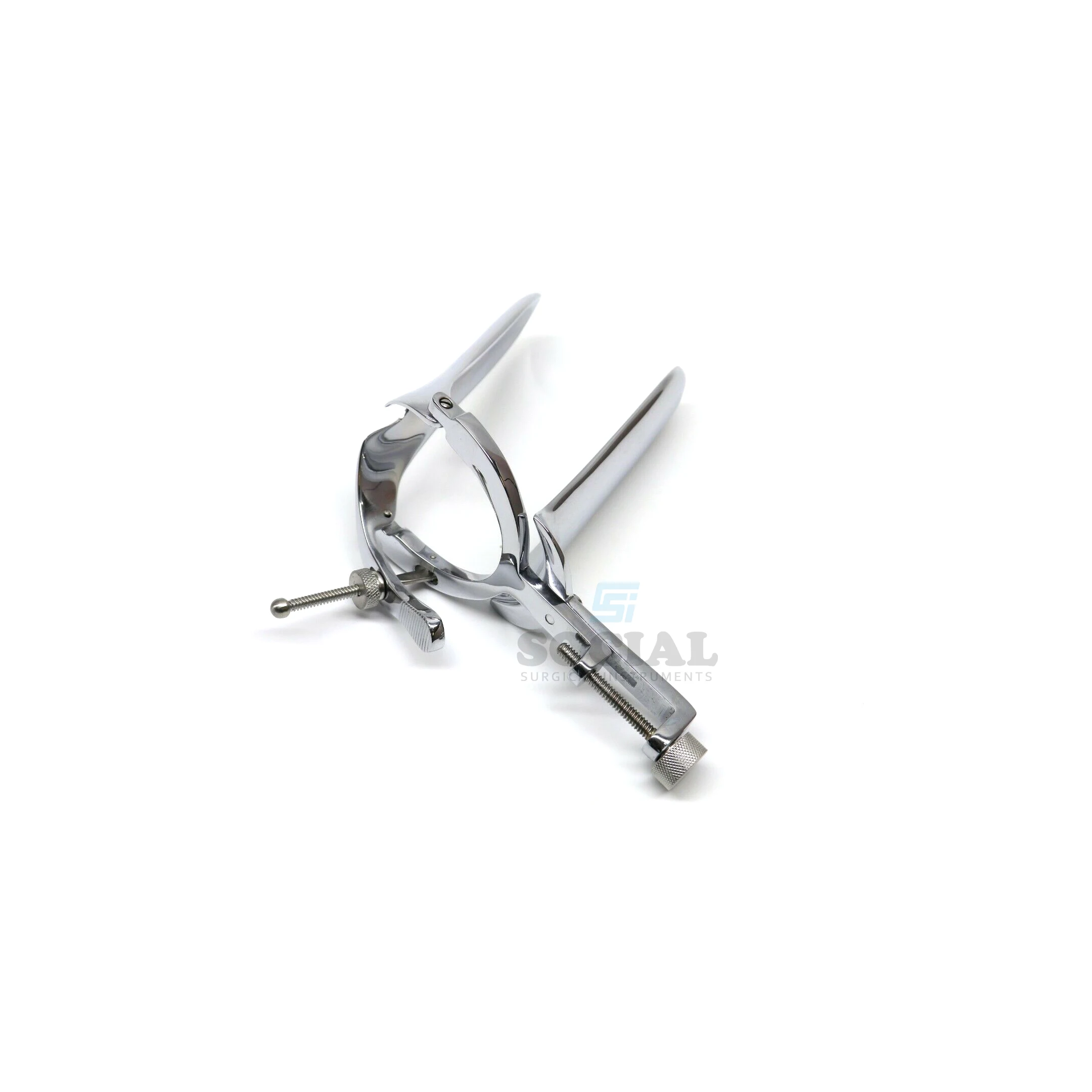 Вагинальный расширитель Sakurai небольшого размера хромированная латунь