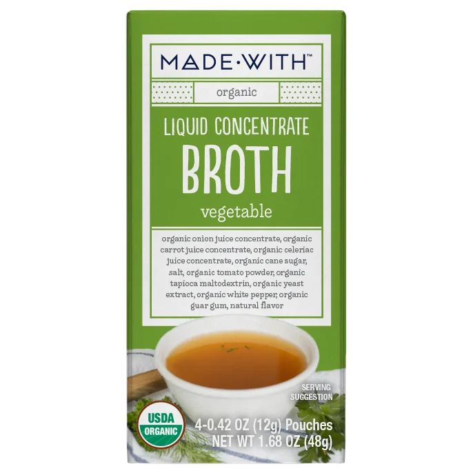 
Healthy MADE WITH BROTH CONCENTRT VEG ORG 1.680 OZ (48g) With Pure Organic Onion Juice 