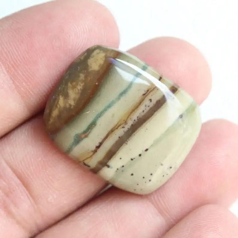 Темно-синий Лабрадорит Круглой Формы натуральный драгоценный камень Кабошон ручной работы