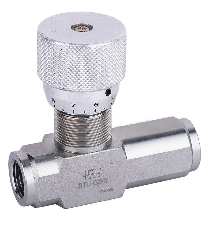 hydraulic STU flow control throttle check valves FOR lifting
