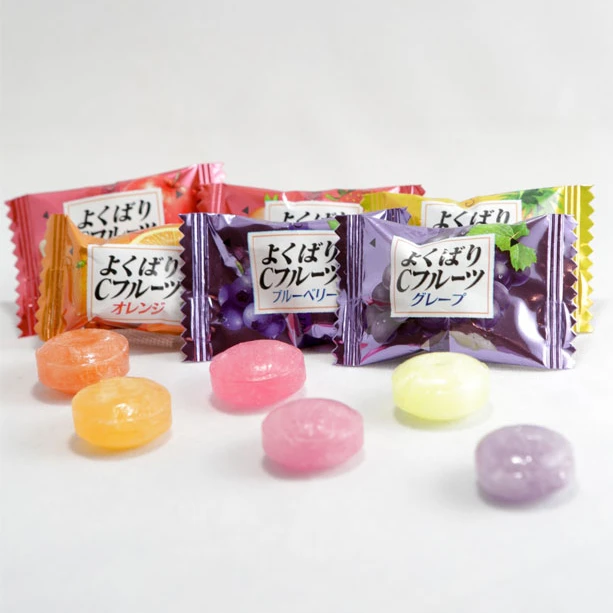 Fruit candy with vitamin C withJapanese standard