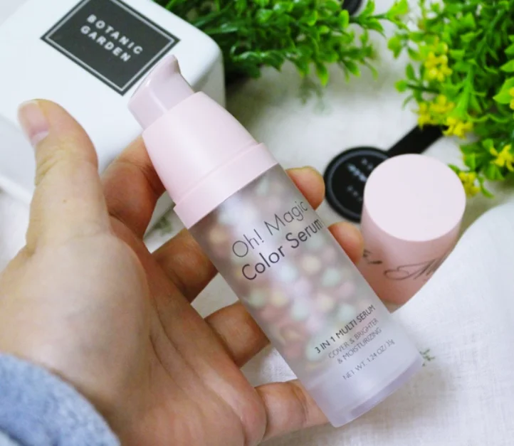 Korea Private label OEM wholesales Colorful micro capsule pearl caviar face serum anti wrinkle Whitening Anti-aging effect