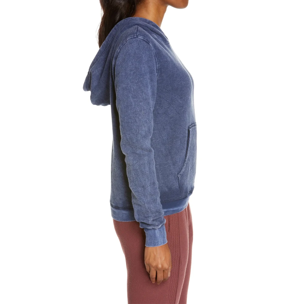 
2021 Wholesale in bulk Crop Womens hoodies Sweatshirts Custom printed logo plain hoodie Fleece Full zip up hoodies 