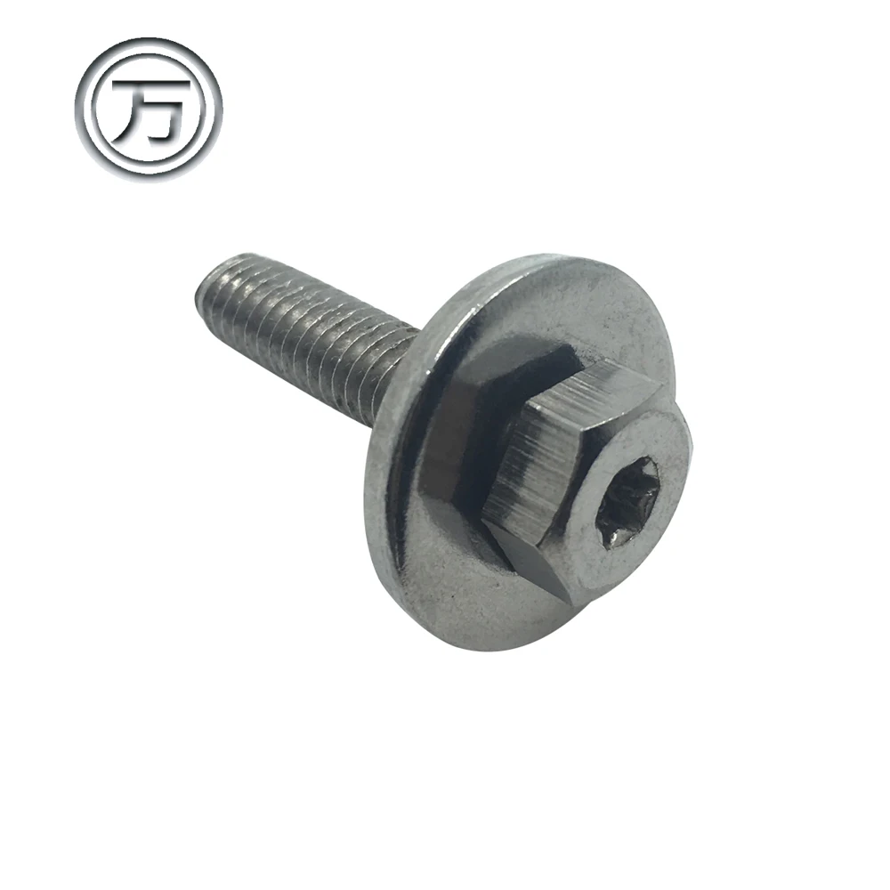Alloy brass carbon steel chrome hex head screw bolt