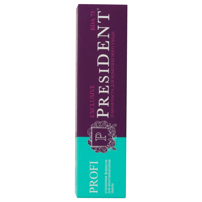 Toothpaste PRESIDENT PROFI Exclusive (75 RDA) 50 ml fmcg distributor required