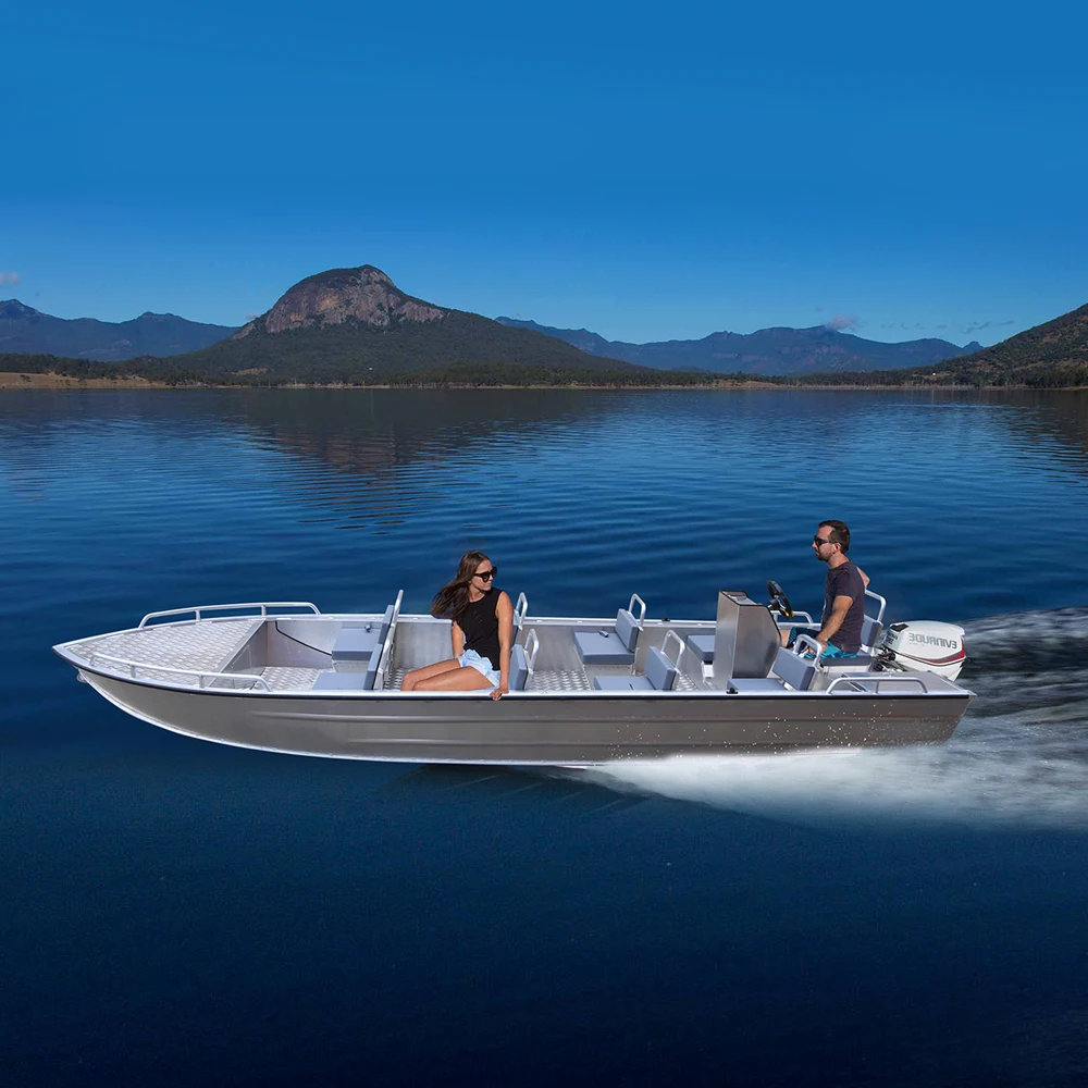 Kinocean Passenger Ferry Boat Fast Aluminum Direct Company 20FT Discount < 10 People Marine Grade Diesel 3.0mm Kinocean or Oem