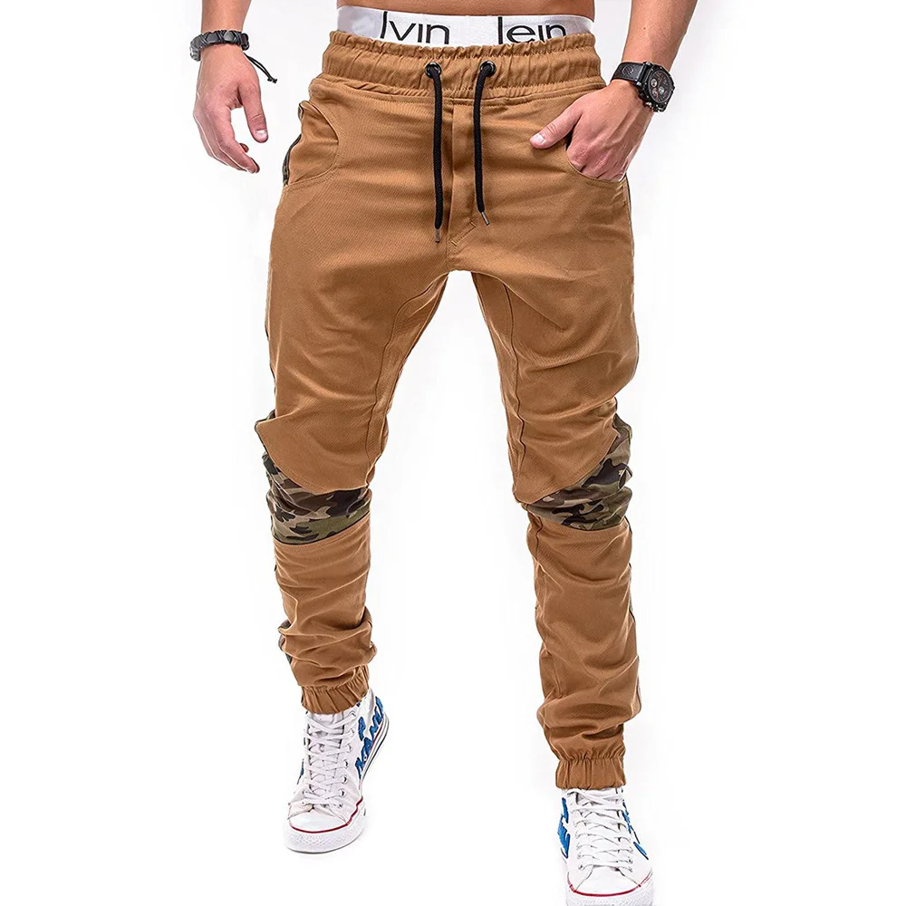 sports jogger sweatpants men trend cotton slim fit gym joggers men