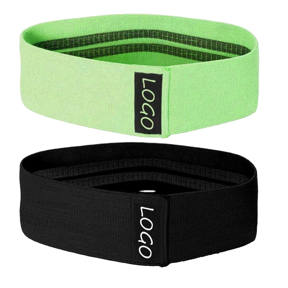 Single Multi-Color Non-Slip Light Medium Heavy Super Heavy Strength Booty Bands-Polyester Fabric Strips