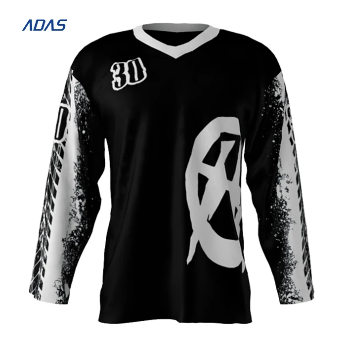 Top Quality Sublimated Ice Hockey Jersey Customized Designs Logos And Best Custom Material Cheap Wholesale Price