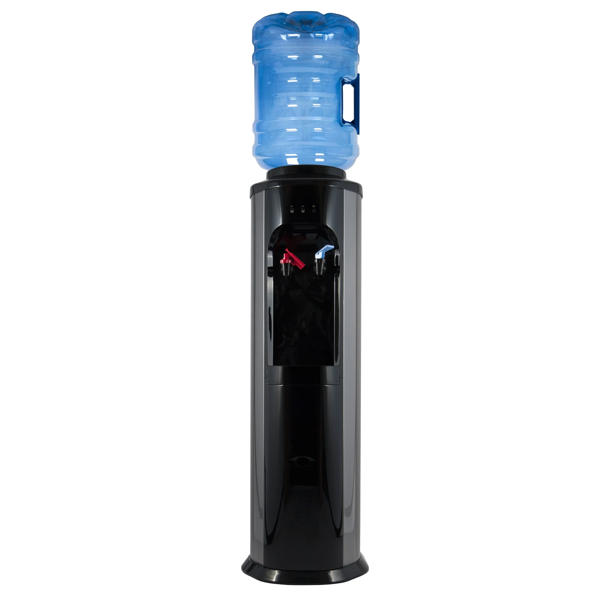 Floor standing hot and cold commercial water dispenser
